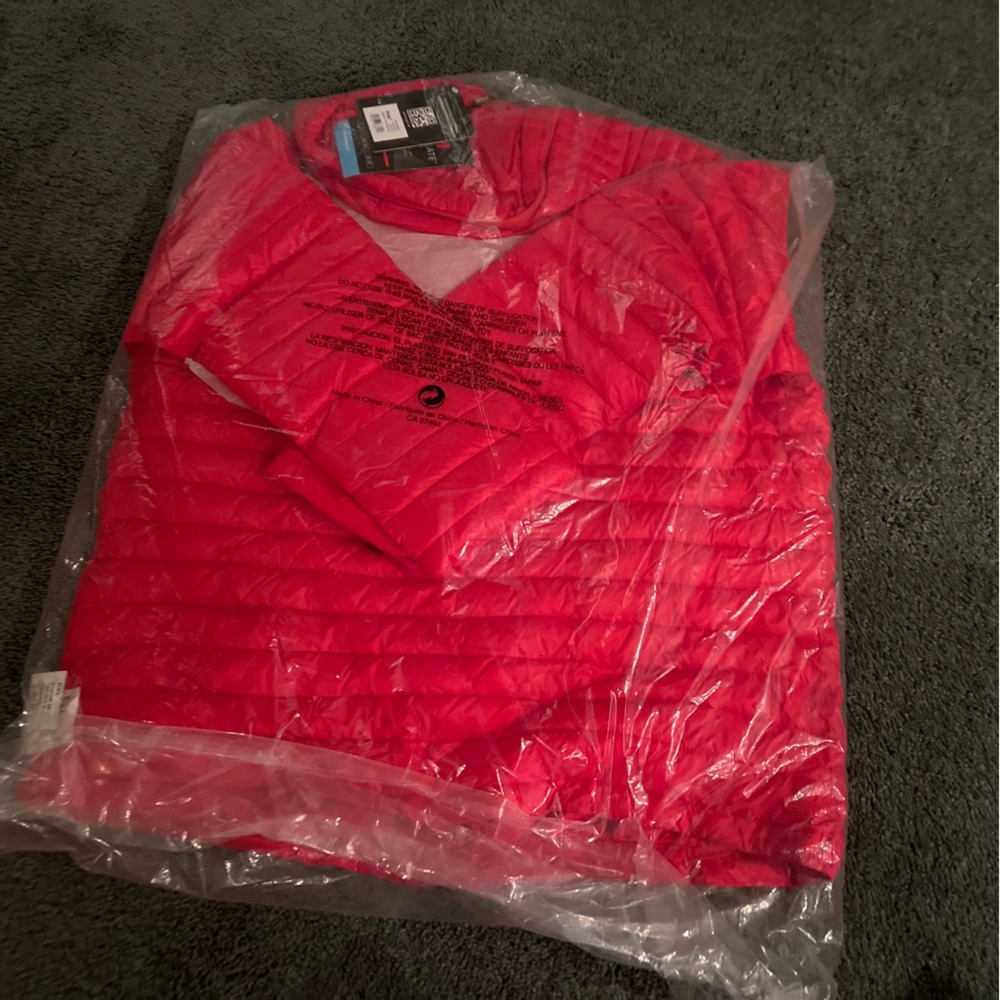 NIB PACKABLE XXL RED PAJAT PUFFER JACKET WARM 3M HIKING SKIING